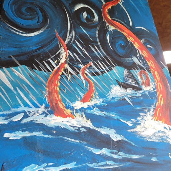 Kraken original painting